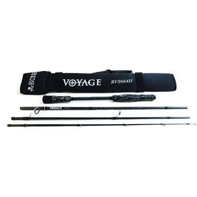 Bone Voyage Travel 4 Piece Fishing Rod Barramundi Black Bass Tarpon • $199.52