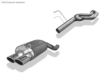 Stainless Steel Racing Complete System From Cat Mercedes Sl R129 2x115x85mm • $1489.46