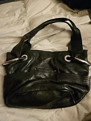 B Makowski Black Leather Purse Handbag • $6.99