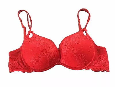 Victoria’s Secret Red Bra 34D • $10