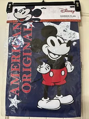 NIP Disney Mickey Mouse Garden American Originals Garden Flag 12.5” X 18” Inches • $16.16