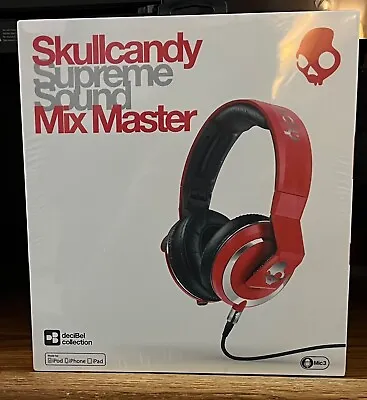 Skullcandy The Mix Master DJ Headphones (Red) S6MMDM-059 Sealed Brand New • $203.21