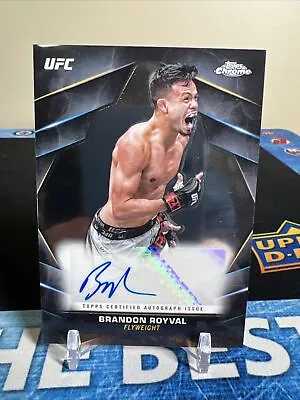 Brandon Royval 2024 Topps Chrome UFC Auto Chrome Veteran CVA-BRO • $12.50