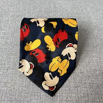 Vintage Disney Cervantes Mickey Mouse Tie Mens Necktie • $11.04