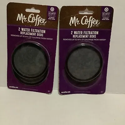 Mr. Coffee Replacement Disk Filter For 8 10 12 14 Cup Coffeemaker - Two 2-packs • $9.99