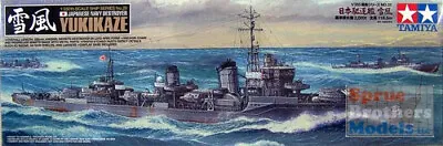 TAM78020 1:350 Tamiya WW2 Japanese Destroyer Yukikaze #78020 • $108.44