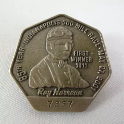 2001 Indianapolis 500 Silver Pit Badge #7367 Helio Castroneves Team Penske • $59.99