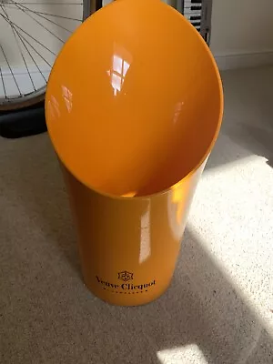Verve Clicquot Acrylic Orange Branded Champagne Magnum Cooler Ice Bucket • £15
