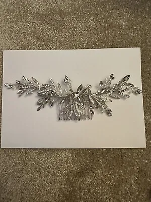 Crystal Diamante Bridal Hair Comb - Silver - John Lewis • £28