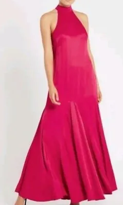 $120 • Buy SASS & BIDE Jessie's Girl Gown Size 10 Shocking Pink 
