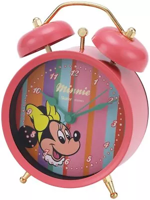 Skater Table Clock Alarm Clock Disney Retro Minnie Mouse • £28.50