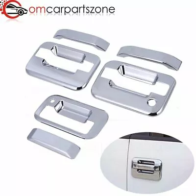 2 Door + Tailgate Handle Covers Front Left Right For 2004-2014 Ford F150 Chrome • $23.44