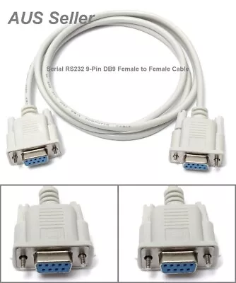 1.3M Serial RS232 9Pin DB9 Cable Link Cord Male-Male Male-Female Female-Female • $12.80