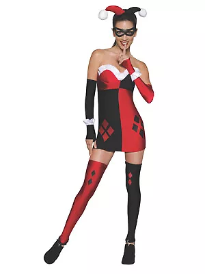 Dc Comics Harley Quinn Womens Dress Up Party/Theme Character Costume Size L • $92
