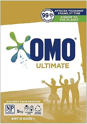 OMO Ultimate Laundry Detergent Washing Powder Front And Top Loader 5kg NEW AU • $49.99