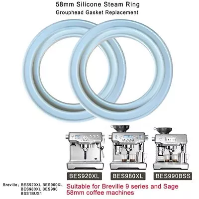 Durable Silicone Gasket For Breville/BES920XL/BES900XL/BES980XL/BES990/BSS1BUS1 • $8.61