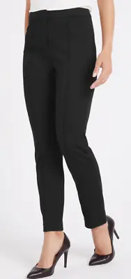 £7.99 • Buy M&S (Marks And Spencer) Collection Slim Leg Flat Front Trousers Navy 20 RRP £15