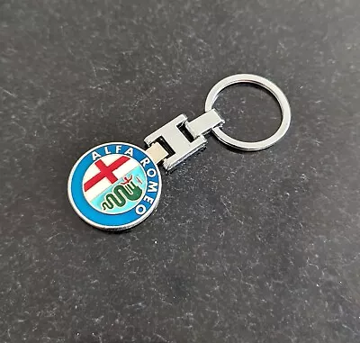 Key Ring Deluxe Alfa Romeo Giulietta C4 Giulia Stelvio Mito GTV 159 147 • $10.90