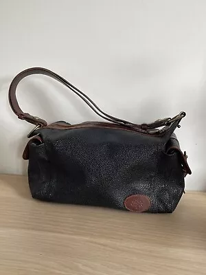 Mulberry Vintage Leather Ladies Scotchgrain&Teak Pocket Traveller ClipperHandbag • £97