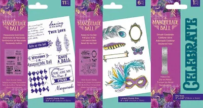 Crafters Companion - Masquerade Ball Collection Stamps Or Metal Dies • $10.13