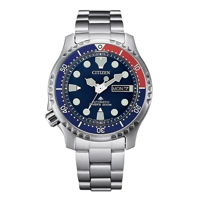 Citizen Watch Promaster Diver Automatic 200 Mt Blue Pepsi Dial 42mm NY0086-83L • $481.92