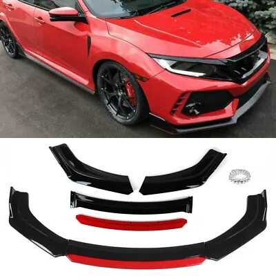 For Honda Civic Sedan 2013 2014 2015 9th Front Bumper Lip Splitter Spoiler Gloss • £35.95