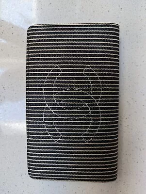 Pre-owned Chanel Striped Denim Wallet • $170