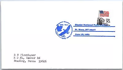 Us Special Event Postmark Cover Glacier National Park St. Mary Montana 1982 • $5.99