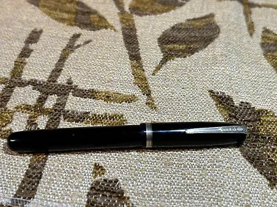 Vintage Moore Black Fountain Pen -14k Nib -moore Pen Co Boston • $74.99