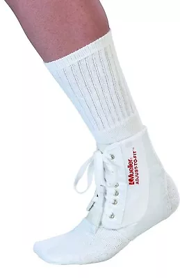 Ankle Brace Adjust To Fit New White • $6.99