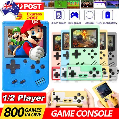 Built-in 800 Classic Games Gameboy Handheld Retro Video Game Console Kids Gifts • $14.99