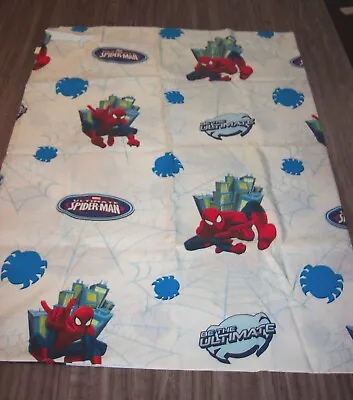 Marvel Comics ULTIMATE AMAZING SPIDER-MAN Twin Size FLAT Bed Sheet NEW Fabric • $20