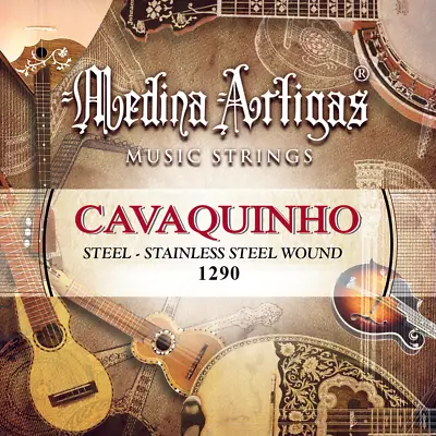 Medina Artigas CAVAQUINHO 4 String Steel - Stainless Steel Wound (1290) • $18.90
