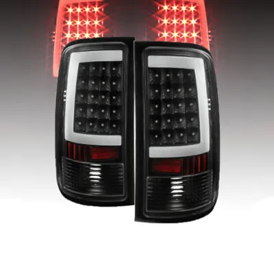 New For 07-13 GMC Sierra 1500 07-14 2500HD 3500HD Black LED Tail Lights Lamps • $112.99