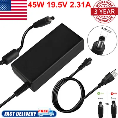 $11.35 • Buy 45W Charger For DELL Inspiron 15 3558 5551 5555 5558 5559 5565 5568 AC Adapter