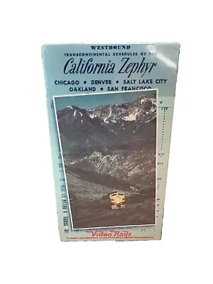 Video Rails California Zephyr Westbound VHS Train Tape Locomotive  • $8.90