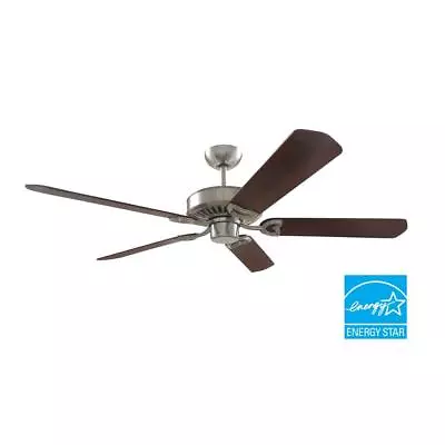 Vento 60  Brushed Nickel Ceiling Fan VT-00001-BN • $71.49