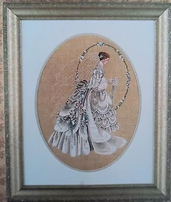 Lavender And Lace Cross Stitch Chart - 'The Bride' Victorian Pattern VGC • £4.50