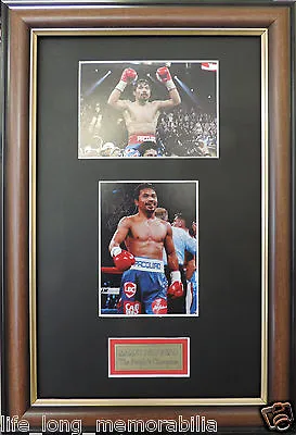$62 • Buy Manny Pacquiao Boxing Champion Signed And Framed Photos