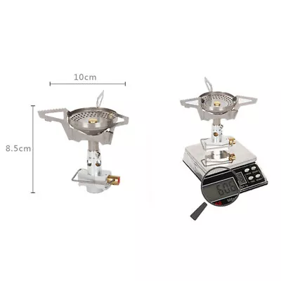 Stove Mini Burner Gas Camping Outdoor Portable Windproof Cooking Stove NEW • $15.83