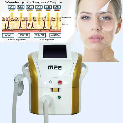 2in1 Opt Ipl E Light Optical Laser Fast Laser Hair Removal Machine M22 • $1385.99