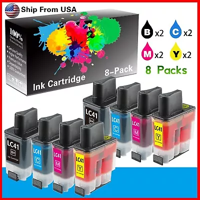 8PK LC41 LC41XXL Ink Cartridge For MFC-5440CN 5840CN Printer • $6.80