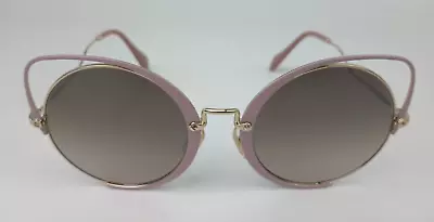 MIU MIU-MU 51TS -C5R4P0 Pale Gold/Antique Pink Glitter Brown Gradient Gray • $120