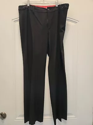 Vertigo Paris Dress Pants Women's Size 12 Polyester Blend Black  36W 29inseam • $19.99