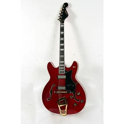 Hagstrom '67 Viking II Hollowbody Guitar Transparent Wild Cherry 197881058555 OB • $895.99