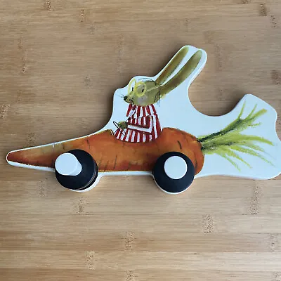 IKEA Fabler Kids Room Decor Wall Hooks Coat Hanger Rabbit Bunny Carrot Race Car • $8