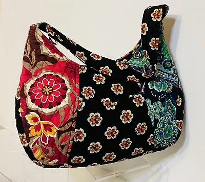 Vera Bradley Retired 2009 Multi Pattern Carnaby Blue Rhapsody Pirouette Purse • $19.99