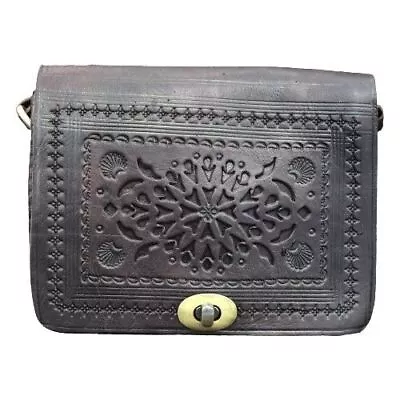 Genuine Leather Embroidered Purse • $60