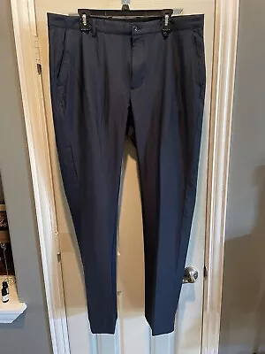 Greg Norman Pants Mens 38 Blue Chino Slack Golf Shark Preppy Casual 38X34 • $20