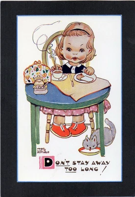 £1.99 • Buy Mabel Lucie Attwell Postcard. Don't Stay Away Too Long . Publ:- Valentine 5497. 